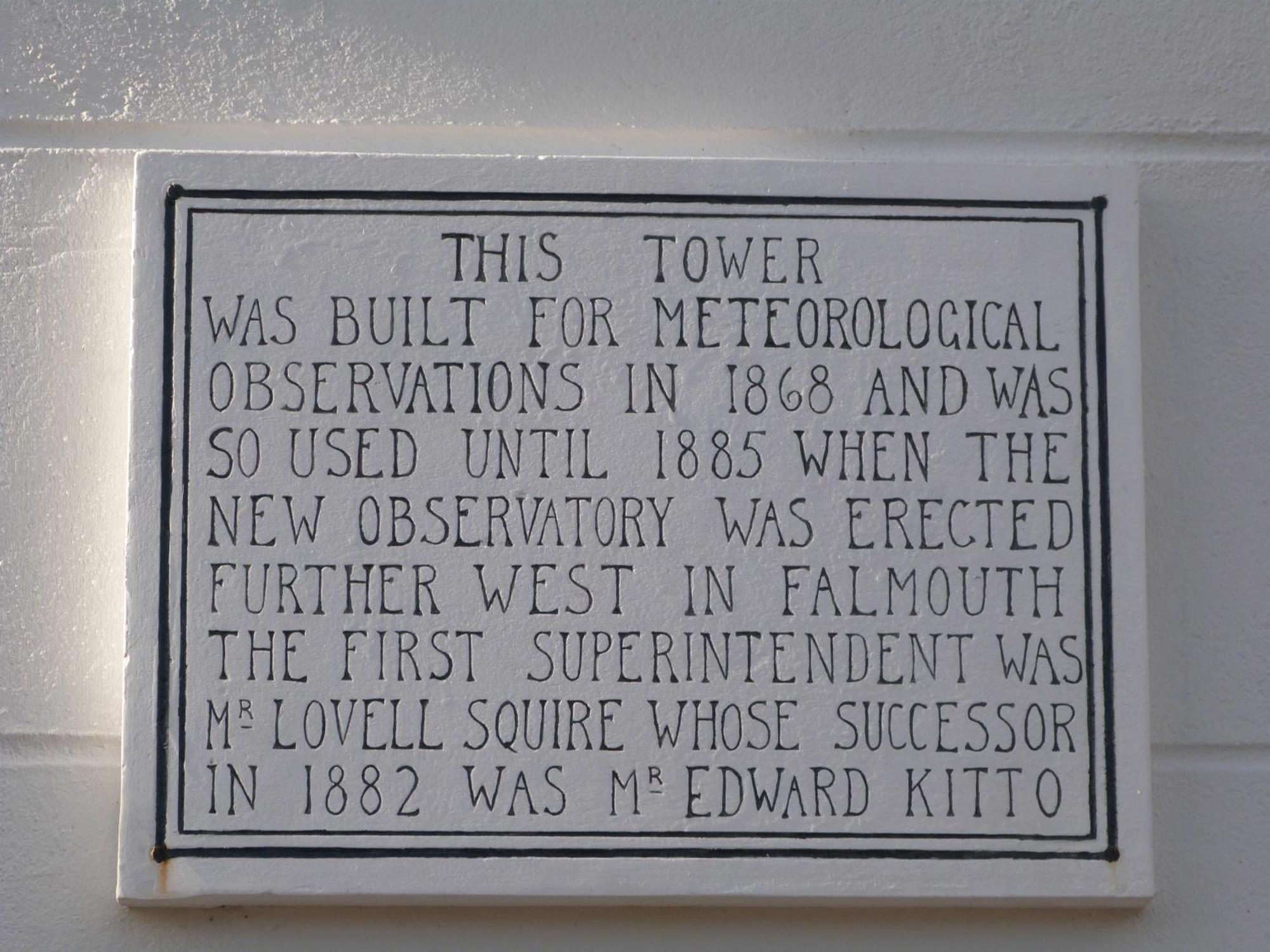 The Observatory Tower Falmouth Eksteriør billede